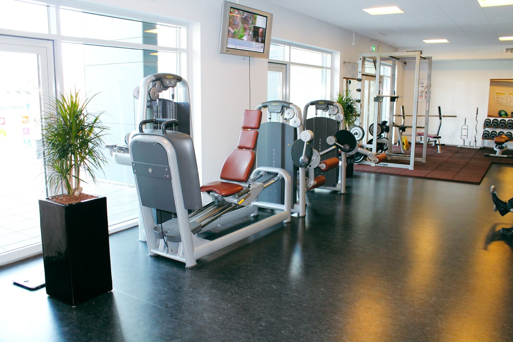 Sport- und Freizeitzentrum Skaerbaek Fitnessraum